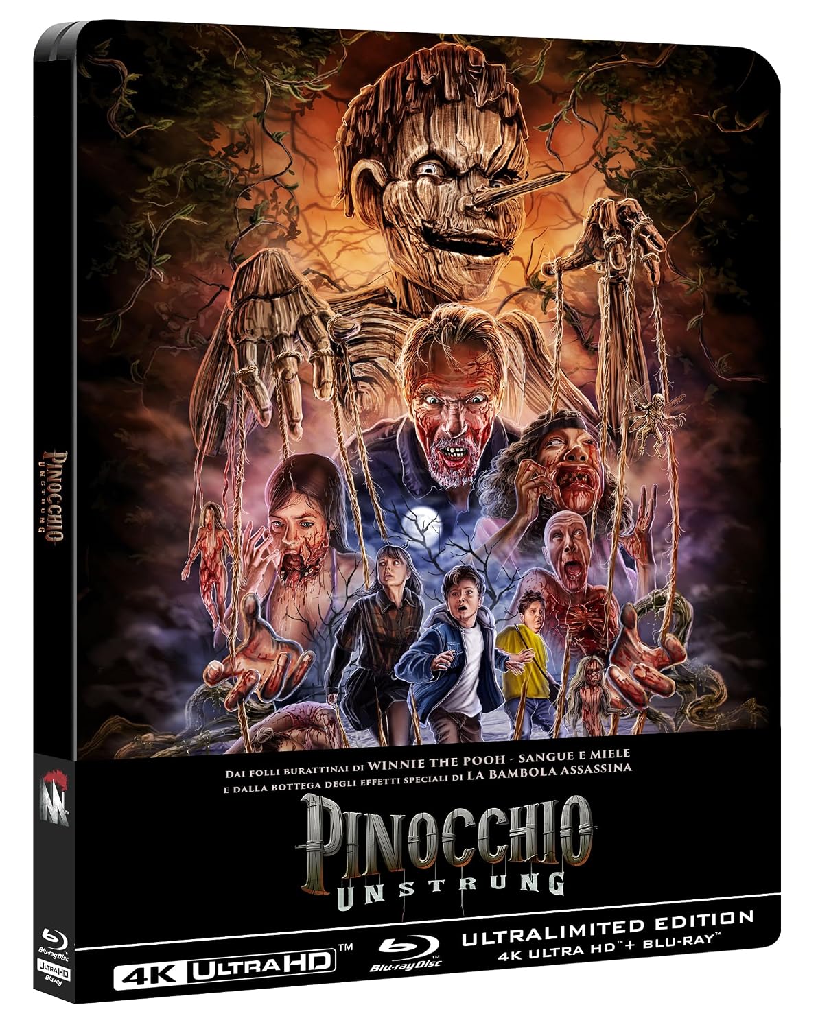 Pinocchio: Unstrung - Limited Edition (4K Ultra HD + Blu-Ray Disc - SteelCase)