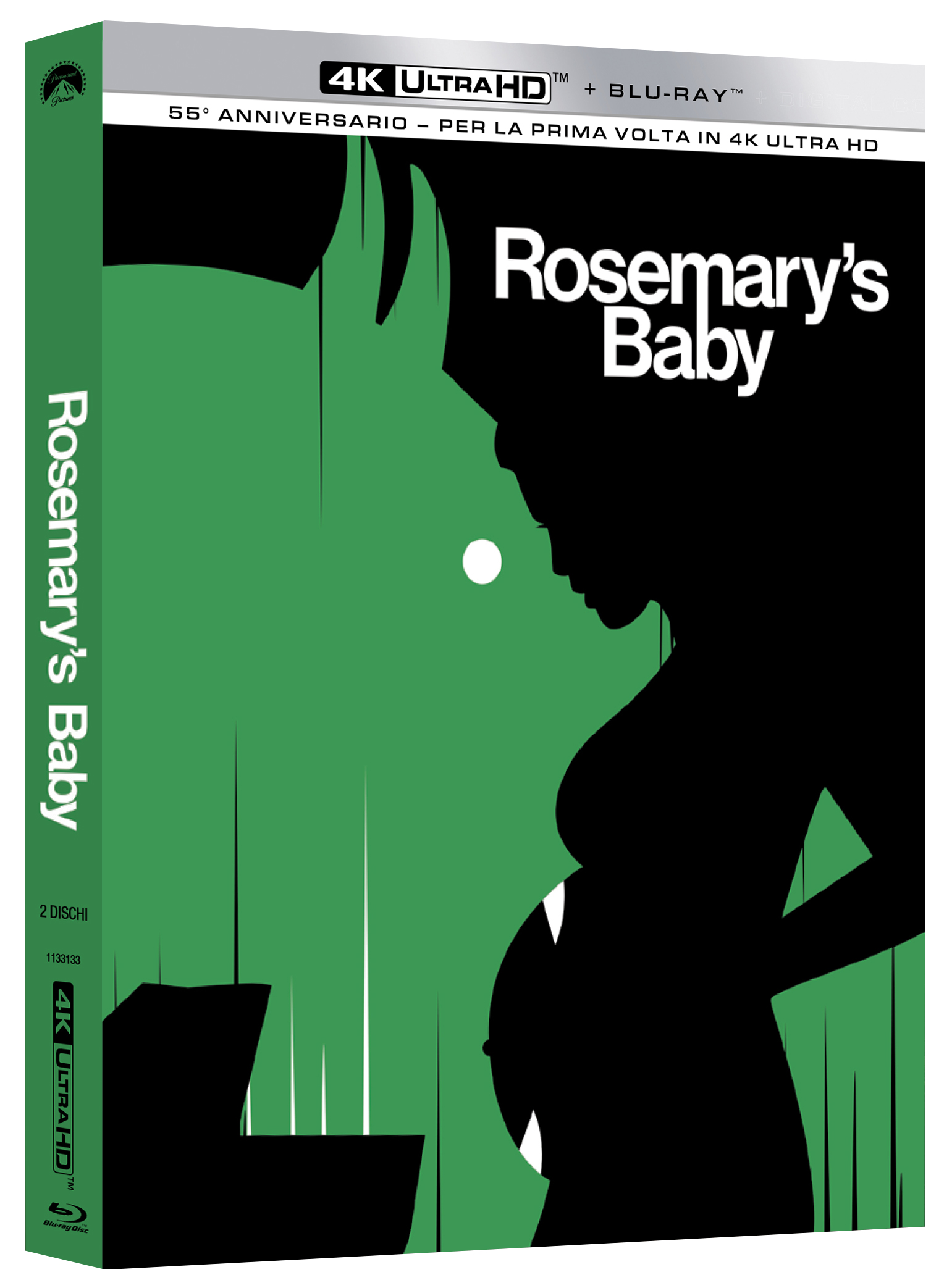 Rosemary's Baby - Nastro rosso a New York - Edizione 55° Anniversario (4K Ultra HD + Blu-Ray Disc) — Edizioni Speciali & Limitate