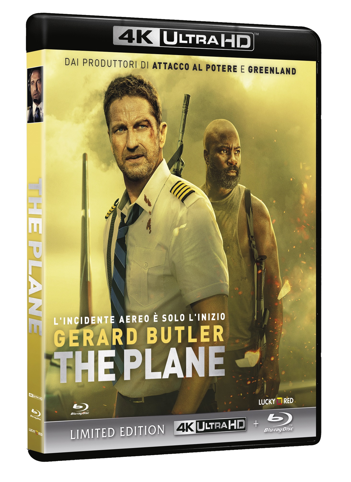 The Plane (4K Ultra HD + Blu-Ray Disc) — Blu-ray 4K UHD (Standard)