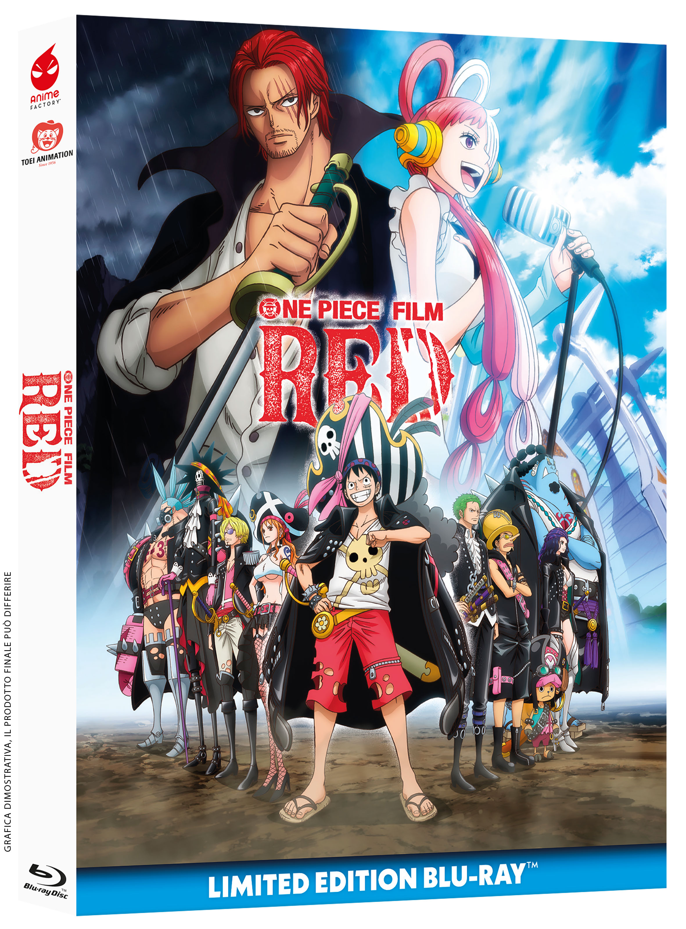 One Piece Film: Red - Limited Edition (Blu-Ray Disc + 6 Cards) — Edizioni Speciali & Limitate