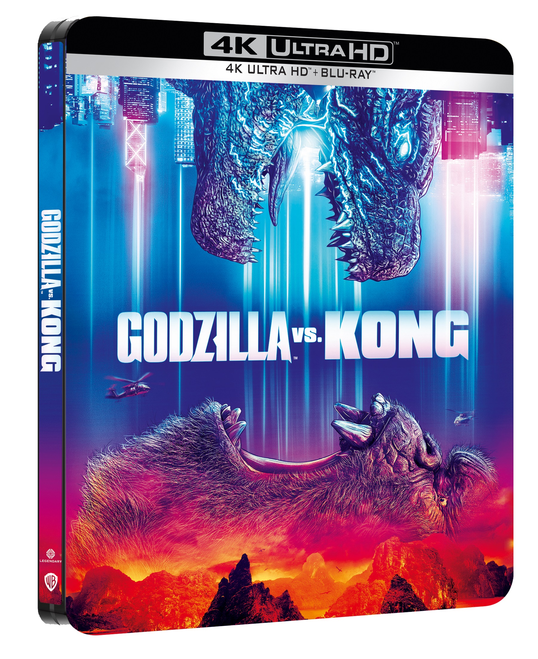 Godzilla vs. Kong (4K Ultra HD + Blu-Ray Disc - SteelBook) — Steelbook 4K UHD