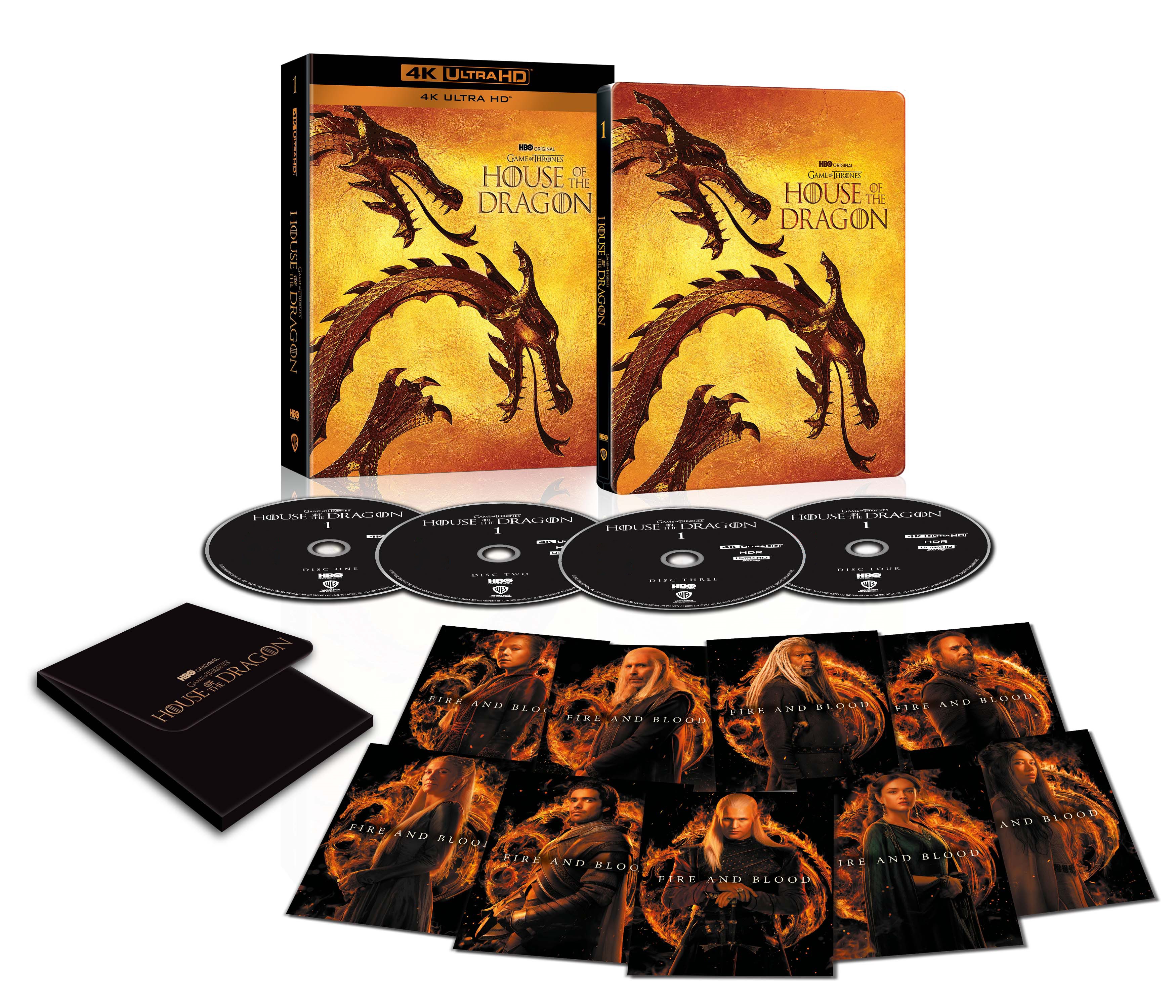 House of the Dragon - Stagione 1 - Con Carte (4 4K Ultra HD - SteelBook) — Cofanetti & Box Set Deluxe
