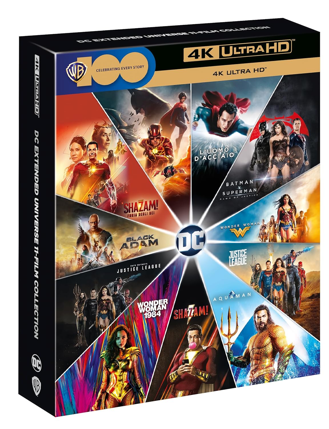DC Extended Universe - 11 Film Collection (12 4K Ultra HD) — Cofanetti & Box Set Deluxe