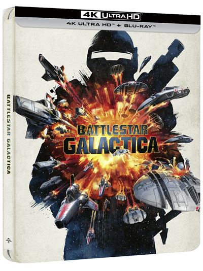 Battlestar Galactica - 45° Anniversario (4K Ultra HD + Blu-Ray Disc - SteelBook) — Steelbook 4K UHD