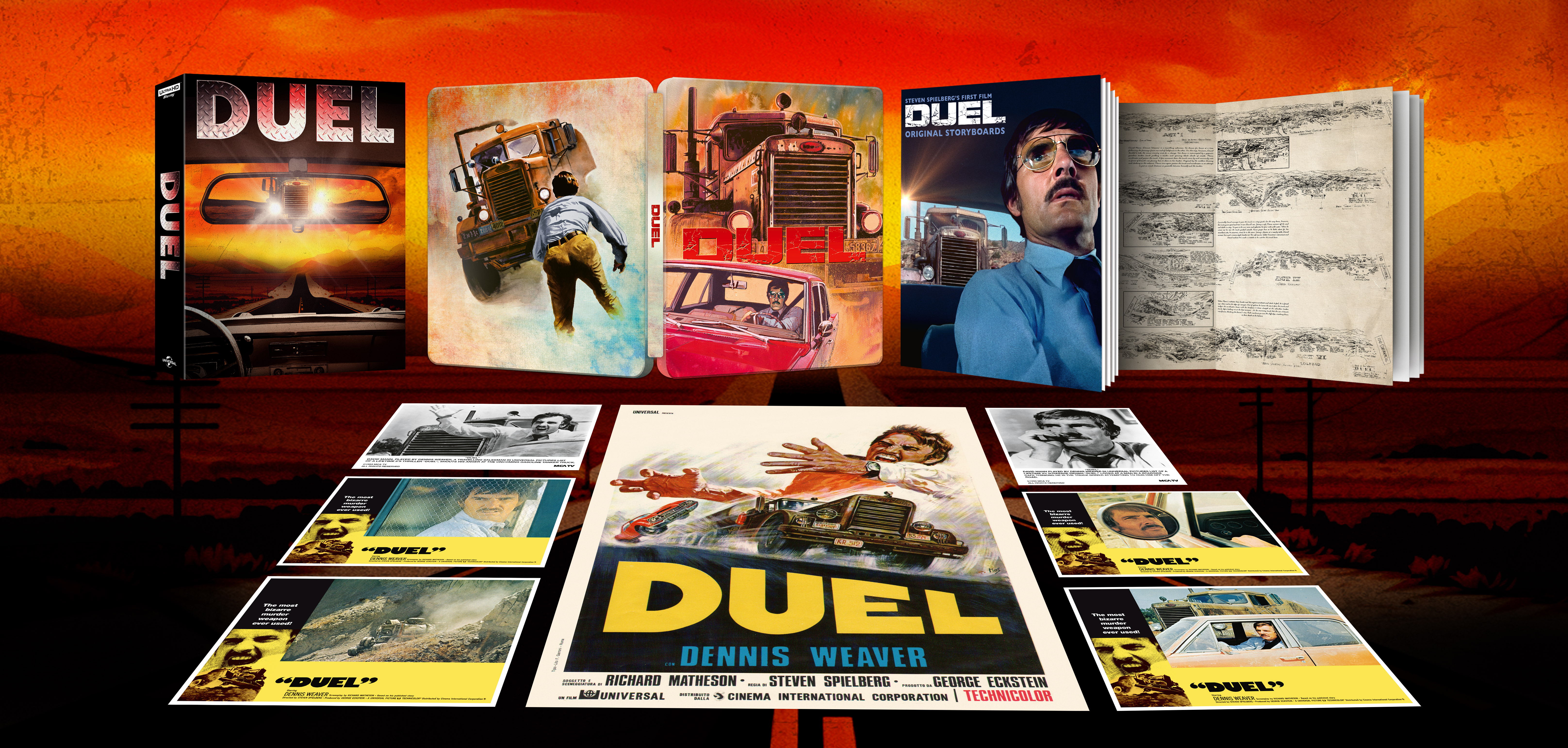 Duel - Lenticular Steelbook Plus (4K Ultra HD + Blu-Ray Disc) — Steelbook 4K UHD