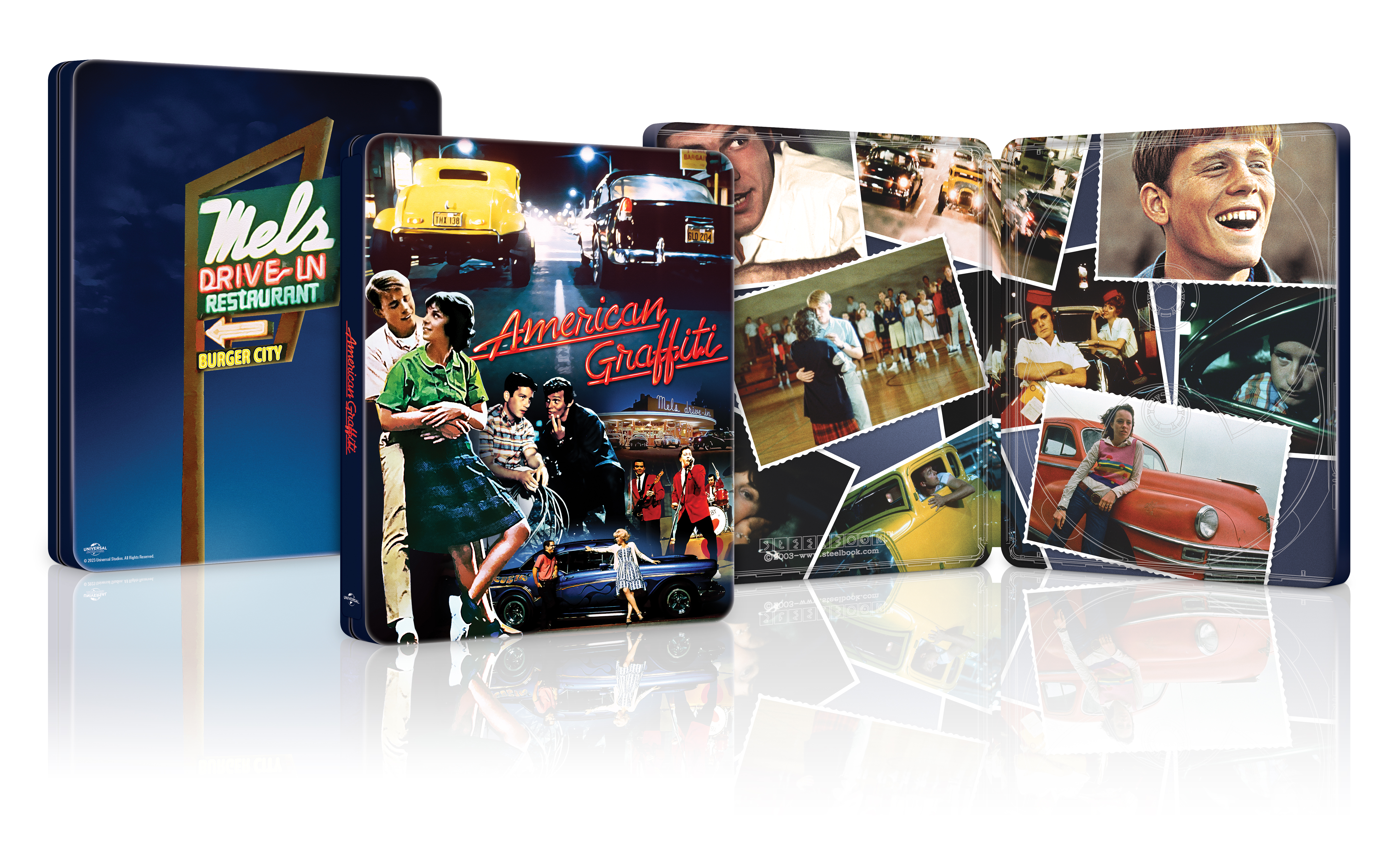 American Graffiti (4K Ultra HD + Blu-Ray Disc - SteelBook) — Steelbook 4K UHD