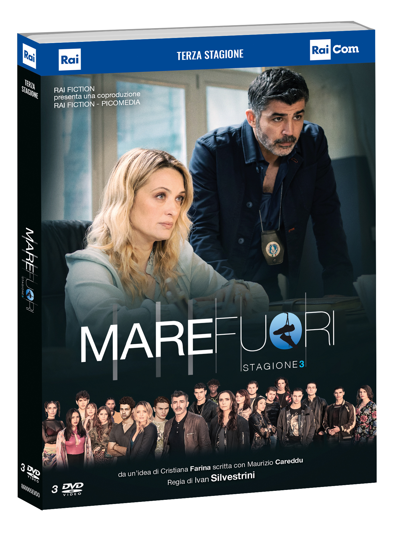 Mare Fuori - Stagione 3 (3 DVD + Poster) — Cofanetti & Box Set Deluxe