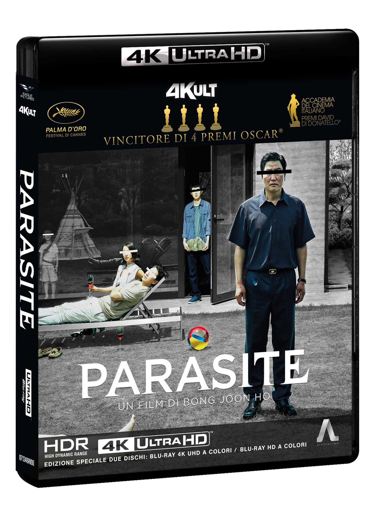 Parasite (2019) (4Kult) (4K Ultra HD + Blu-Ray Disc) — Edizioni Speciali & Limitate
