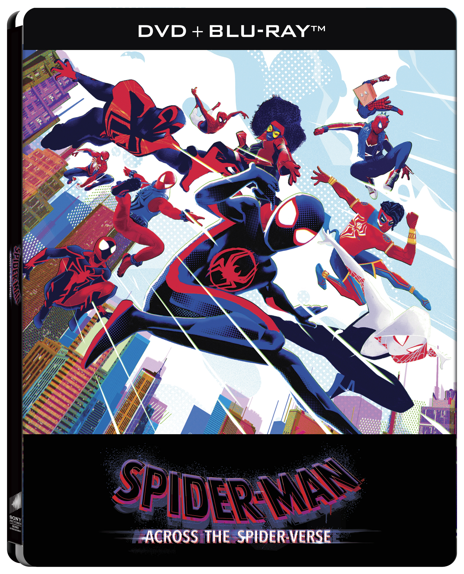 Spider-Man - Across the Spider-Verse - Combo (Blu-Ray Disc + DVD + 6 Card - SteelBook) — Steelbook Blu-ray