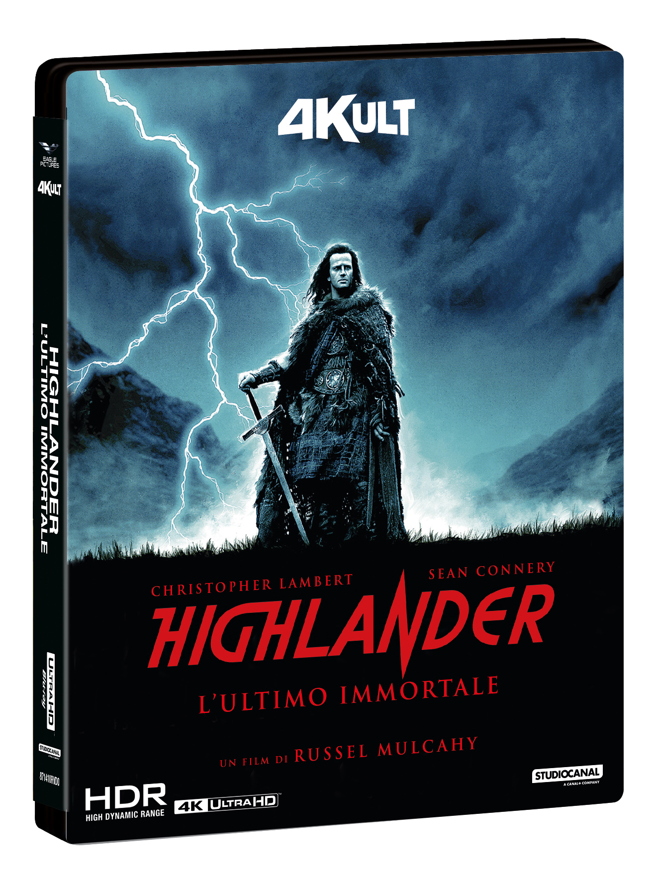 Highlander - L'Ultimo Immortale (4Kult) (4K Ultra HD + Blu-Ray Disc + Card) — Edizioni Speciali & Limitate