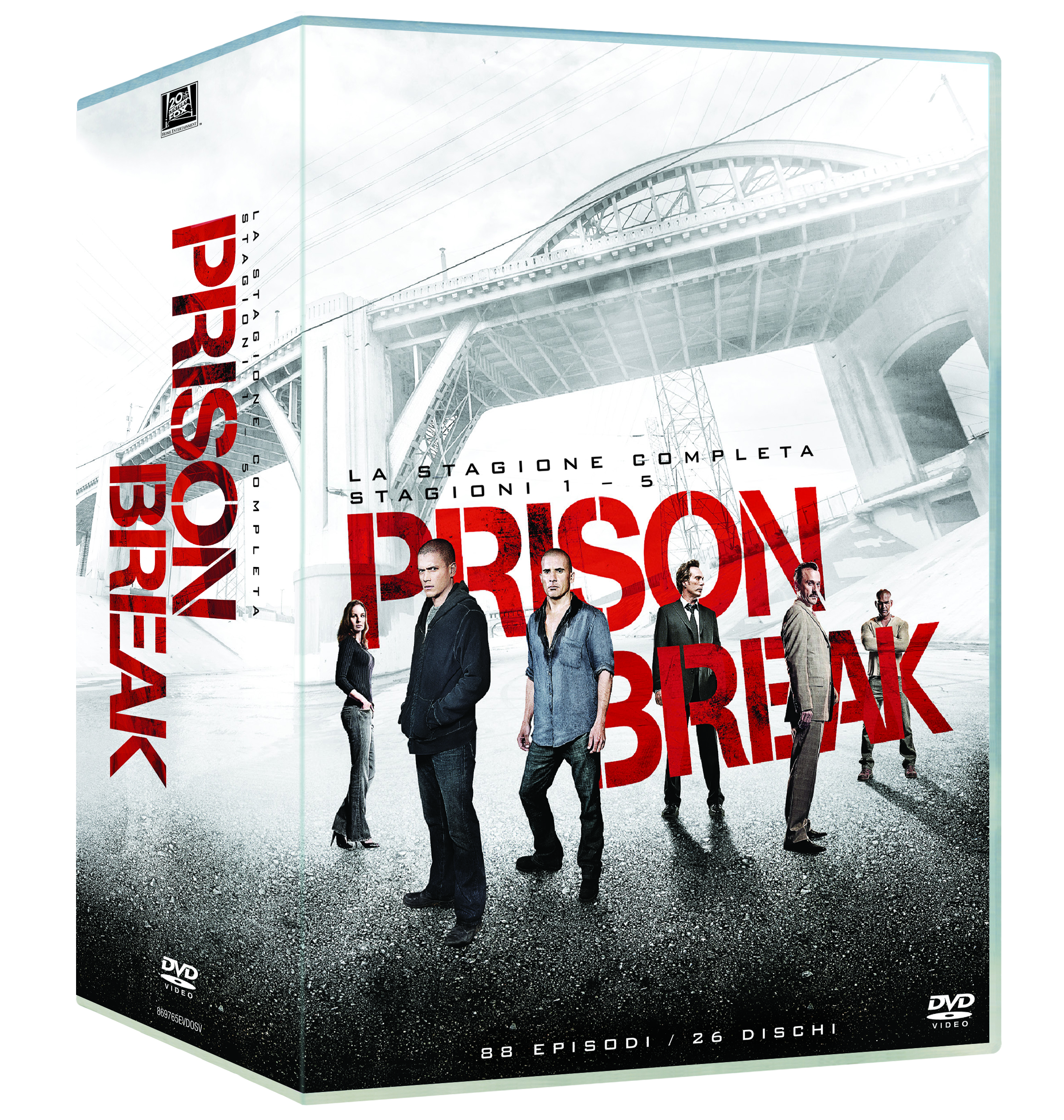 Prison Break - La Serie Completa (26 DVD) — Cofanetti & Box Set Deluxe
