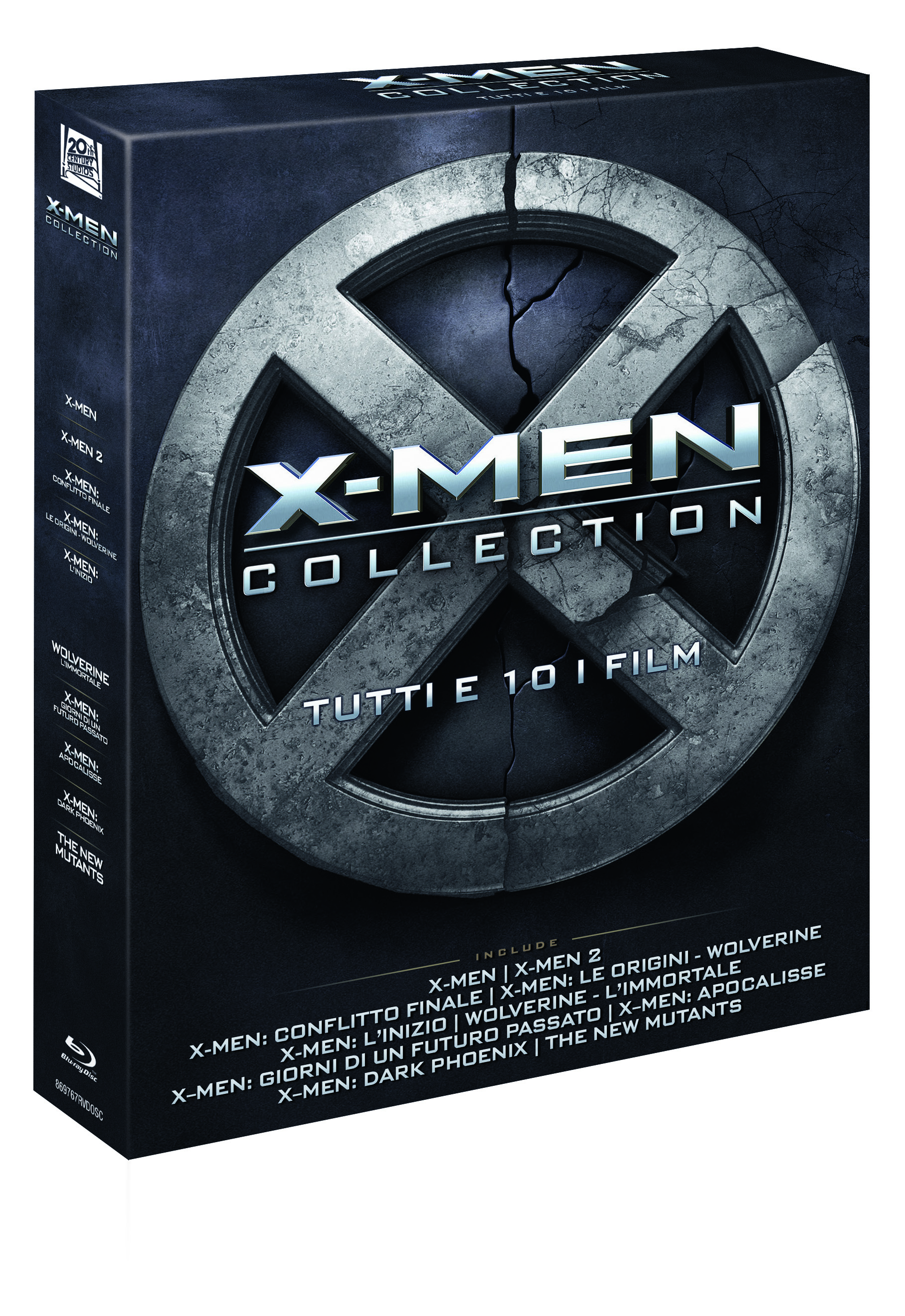 X-Men Collection - 10 Film (10 Blu-Ray Disc) — Cofanetti & Box Set Deluxe