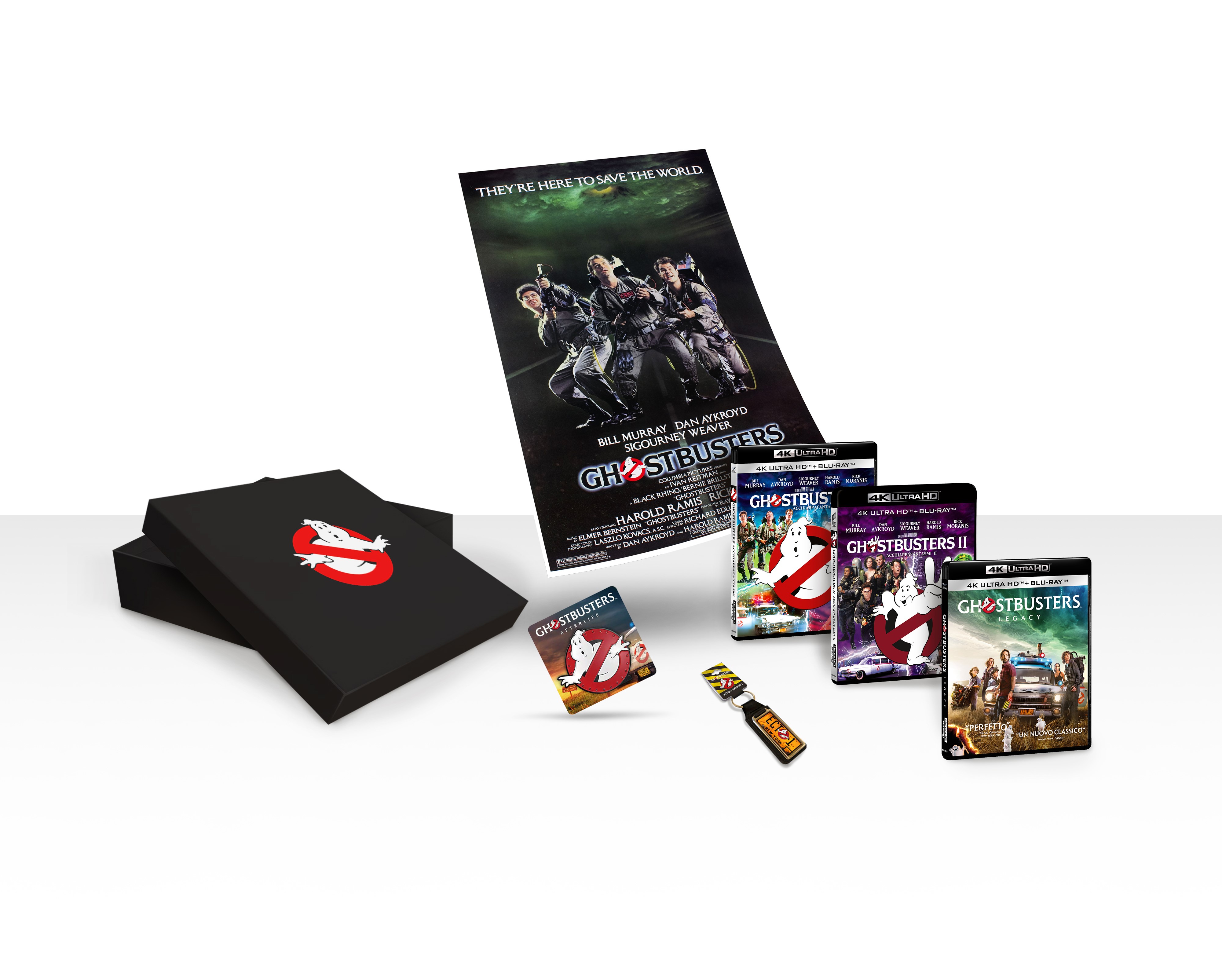 Ghostbusters Collection - Deluxe Limited Edition (3 4K Ultra HD + 3 Blu-Ray Disc + Gadgets) — Cofanetti & Box Set Deluxe