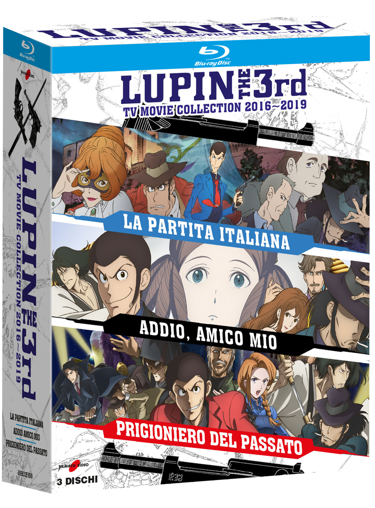 Lupin III - Tv Movie Collection 2016-2019 (3 Blu-Ray Disc) — Cofanetti & Box Set Deluxe