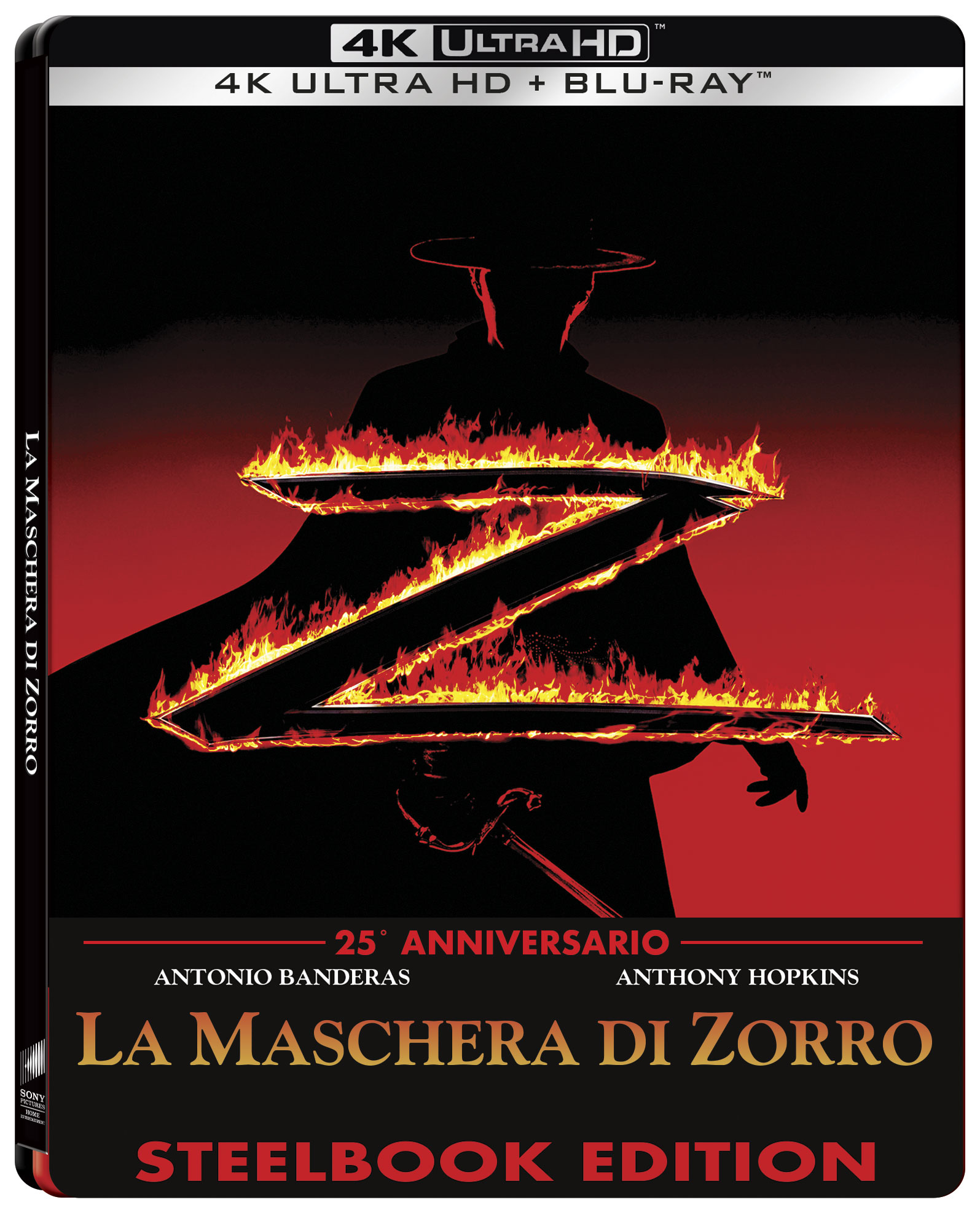 La Maschera di Zorro (4K Ultra HD + Blu-Ray Disc - SteelBook) — Steelbook 4K UHD