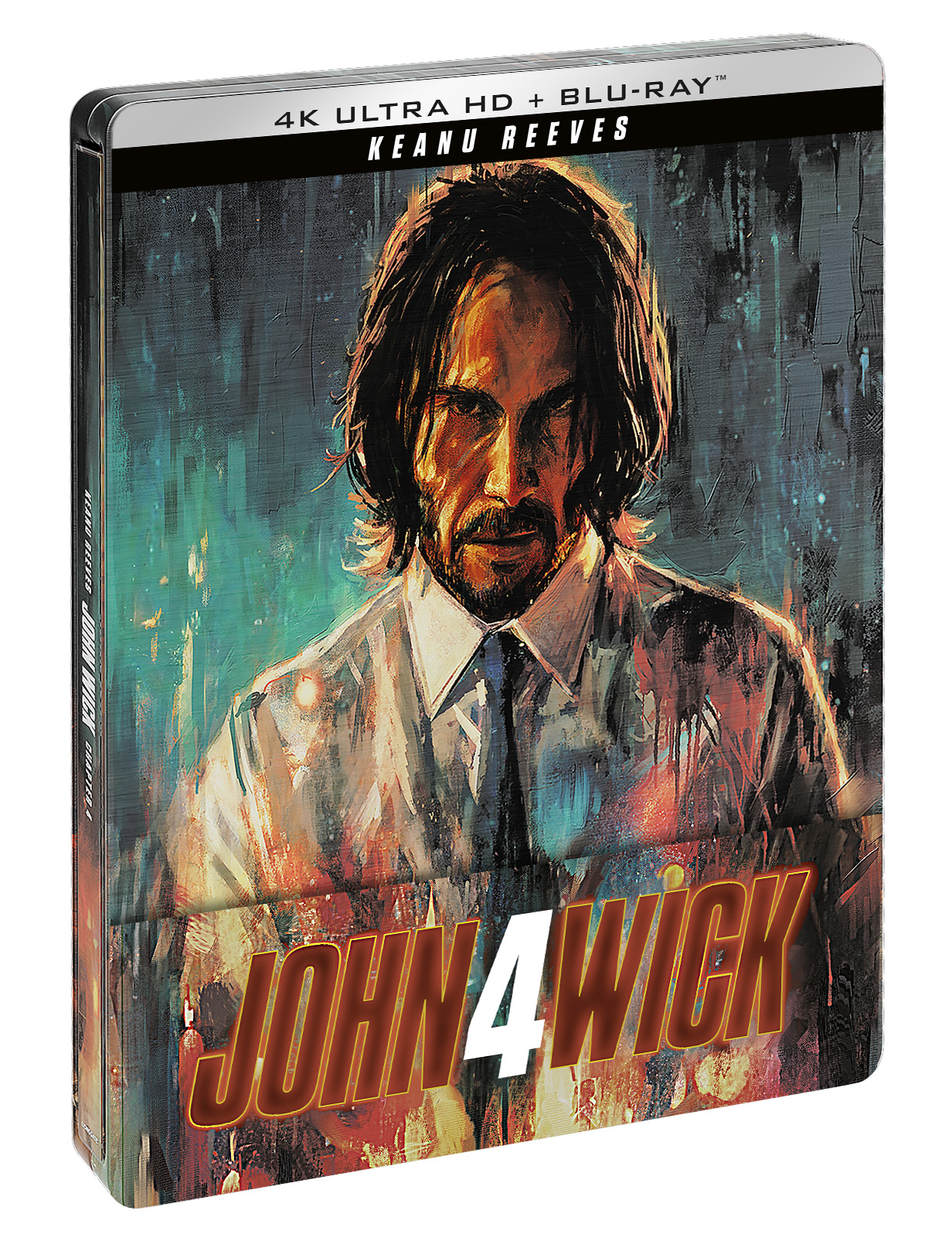 John Wick 4 (4K Ultra HD + Blu-Ray Disc - Steelbook + Maglietta in Omaggio!)