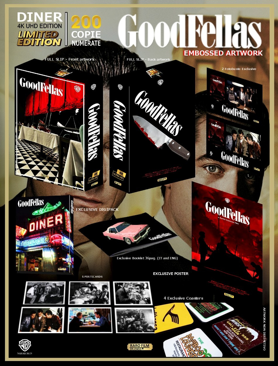 Goodfellas - Diner Ed. (Blu-Ray Disc + Poster + 6 Postcard + Booklet) — Edizioni Speciali & Limitate