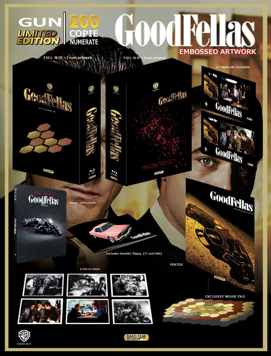 Goodfellas - Gun Ed. (Blu-Ray Disc + Poster + 6 Postcard + Booklet - Steelbook) — Steelbook Blu-ray