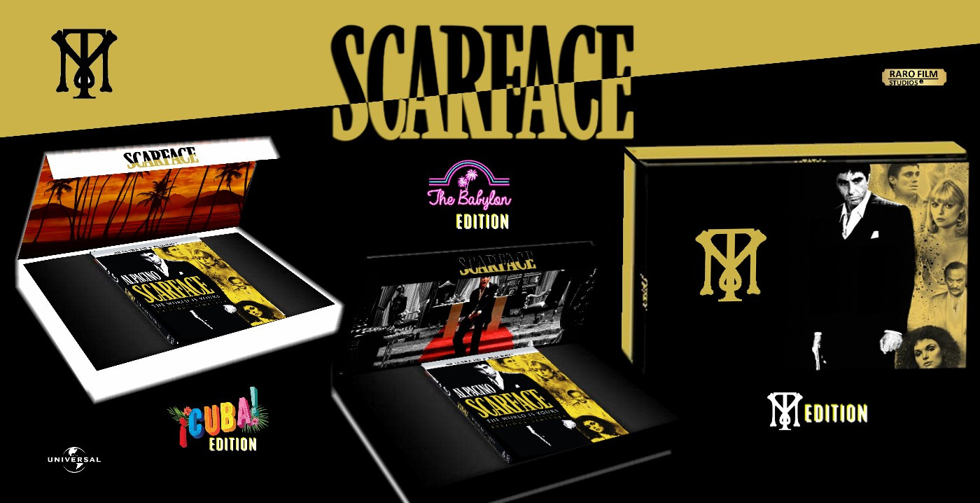 Scarface - One Click - Tony Montana Ed (4K Ultra HD + Blu-Ray Disc + Box) — Blu-ray 4K UHD (Standard)
