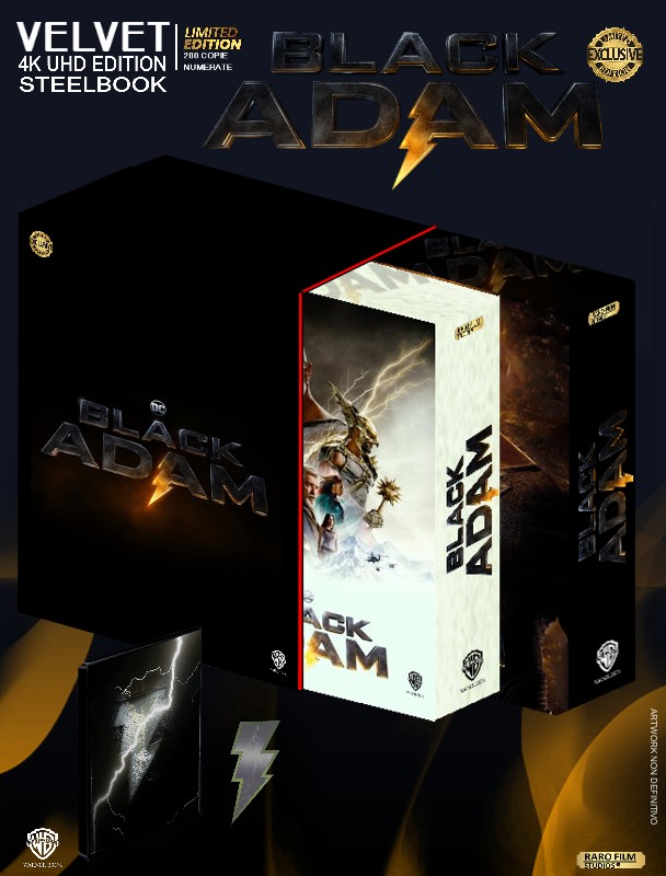 Black Adam - One Click - Velvet "Rock" Edition (4K Ultra HD + Blu-Ray Disc) — Blu-ray 4K UHD (Standard)