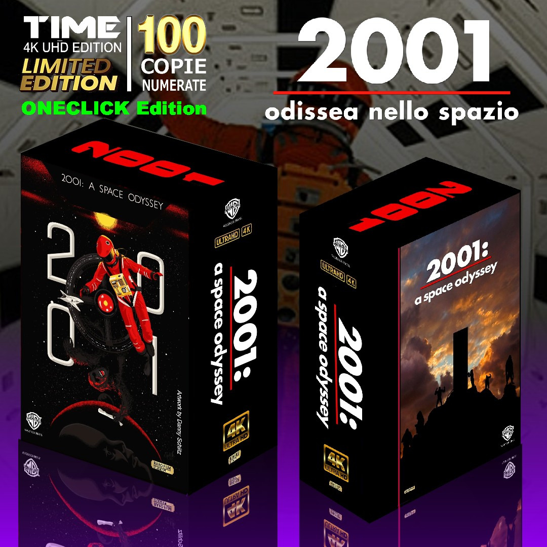 2001: Odissea nello spazio - One Click - Time Edition (4K Ultra HD + Blu-Ray Disc + Box) — Edizioni Speciali & Limitate