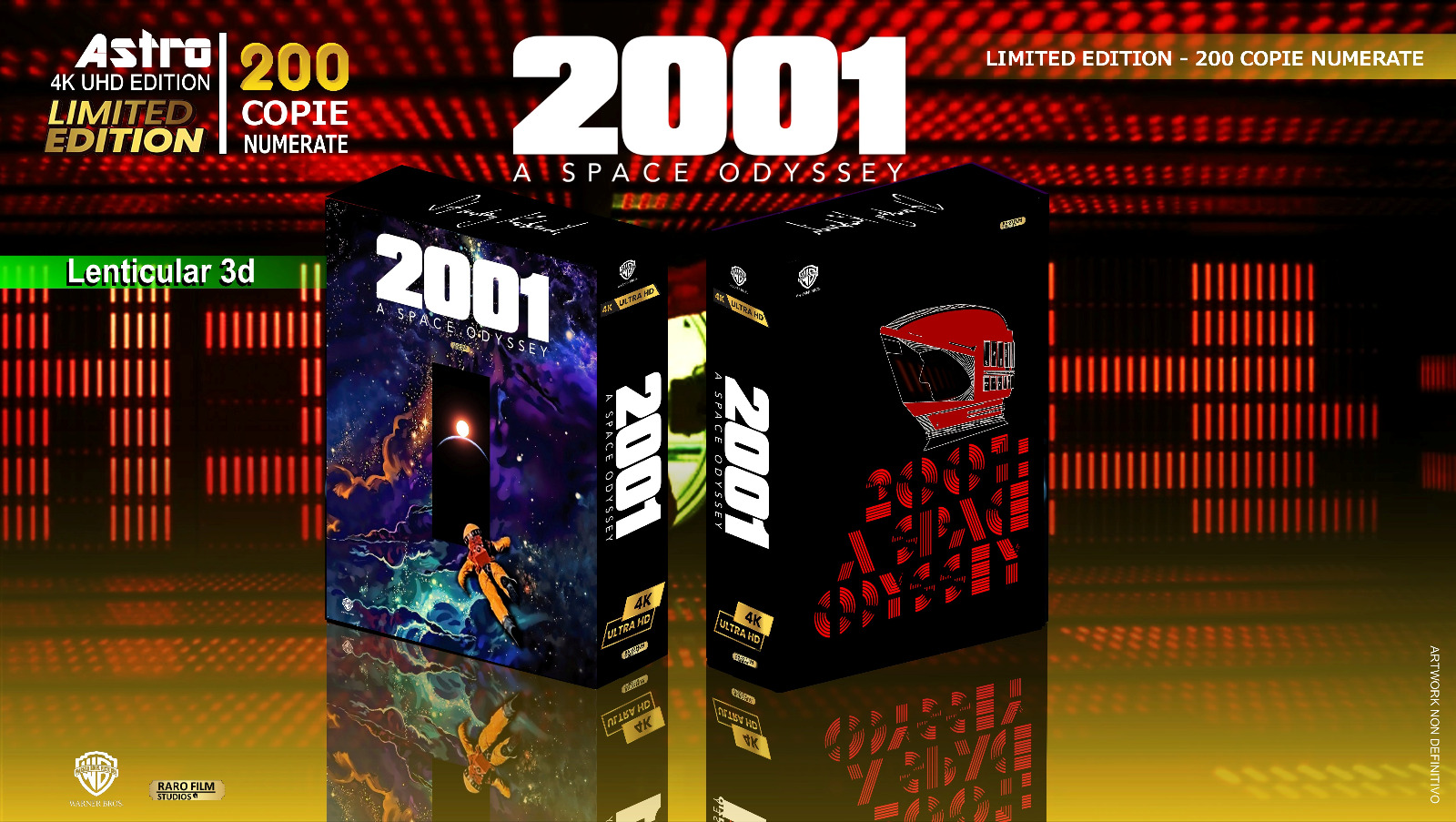 2001: Odissea nello spazio - Astra Ed. (4K Ultra HD + Blu-Ray Disc + 4 Cards + Poster + Booklet) — Edizioni Speciali & Limitate