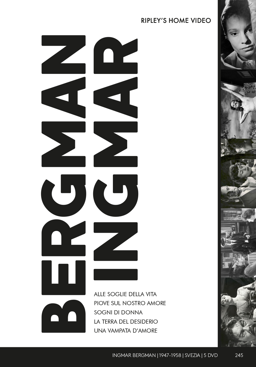 Ingmar Bergman - Cofanetto (5 DVD) — Cofanetti & Box Set Deluxe