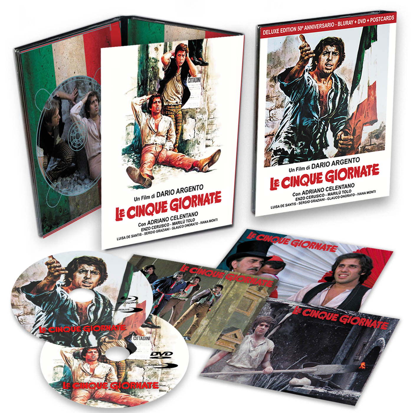 Le cinque giornate - Deluxe Edition del 50° Anniversario - Limitata 250 copie (Blu-Ray Disc + DVD) — Edizioni Speciali & Limitate