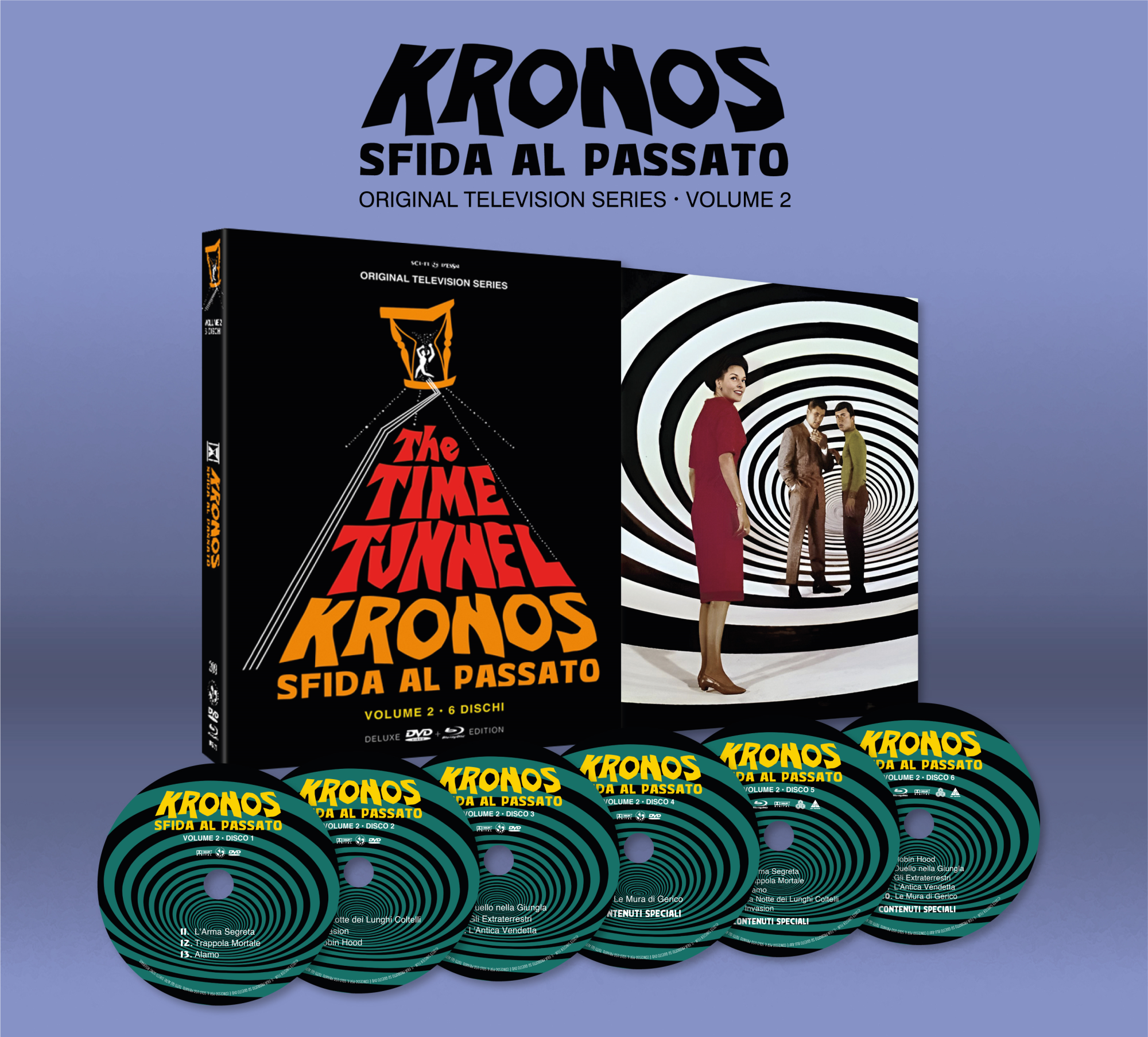 Kronos - Sfida al passato #02 - Deluxe Edition (Sci-Fi d'Essai # 209) (4 DVD + 2 Blu-Ray Disc*) — Edizioni Speciali & Limitate