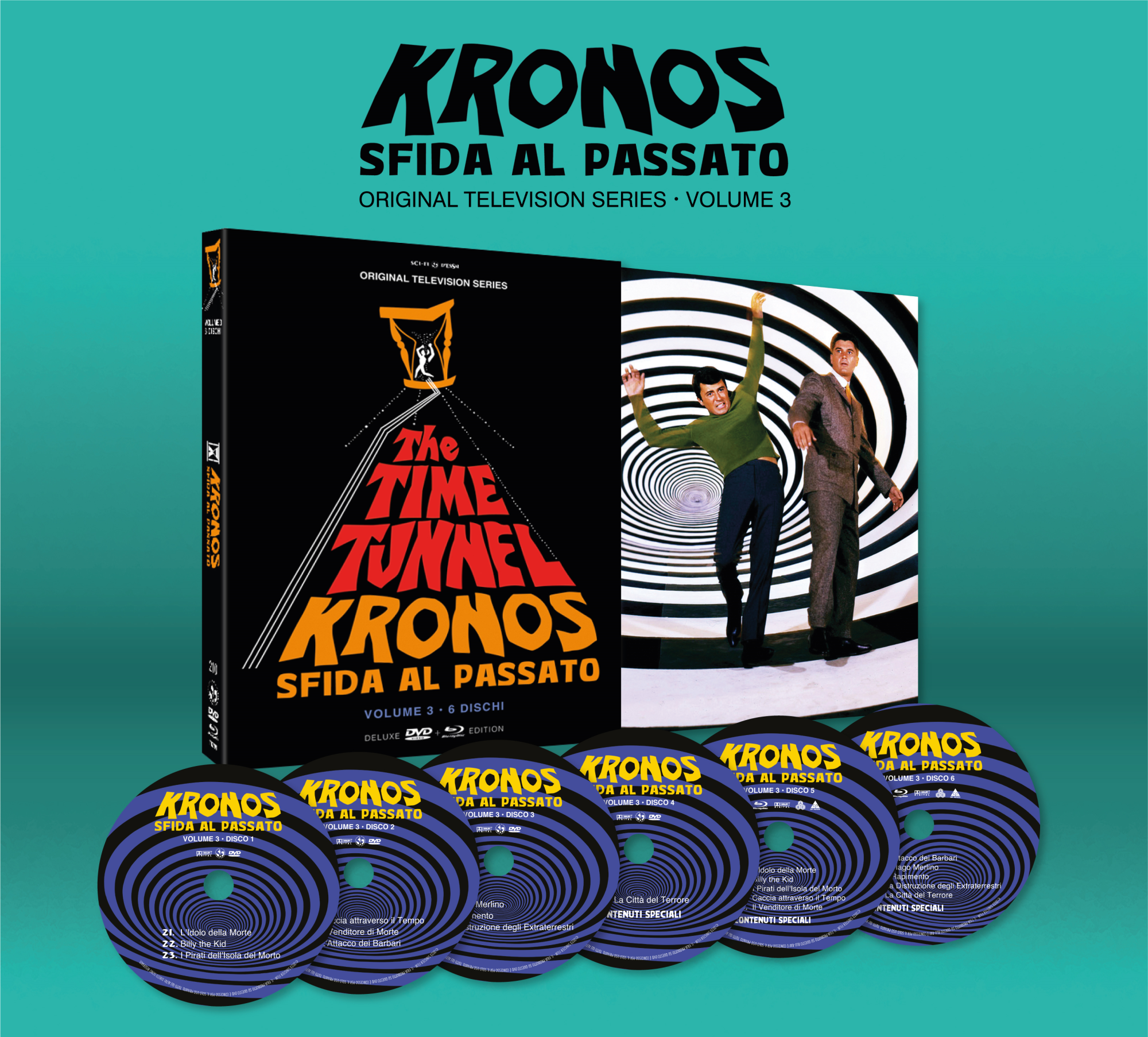 Kronos - Sfida al passato #03 - Deluxe Edition (Sci-Fi d'Essai # 210) (4 DVD + 2 Blu-Ray Disc*) — Edizioni Speciali & Limitate