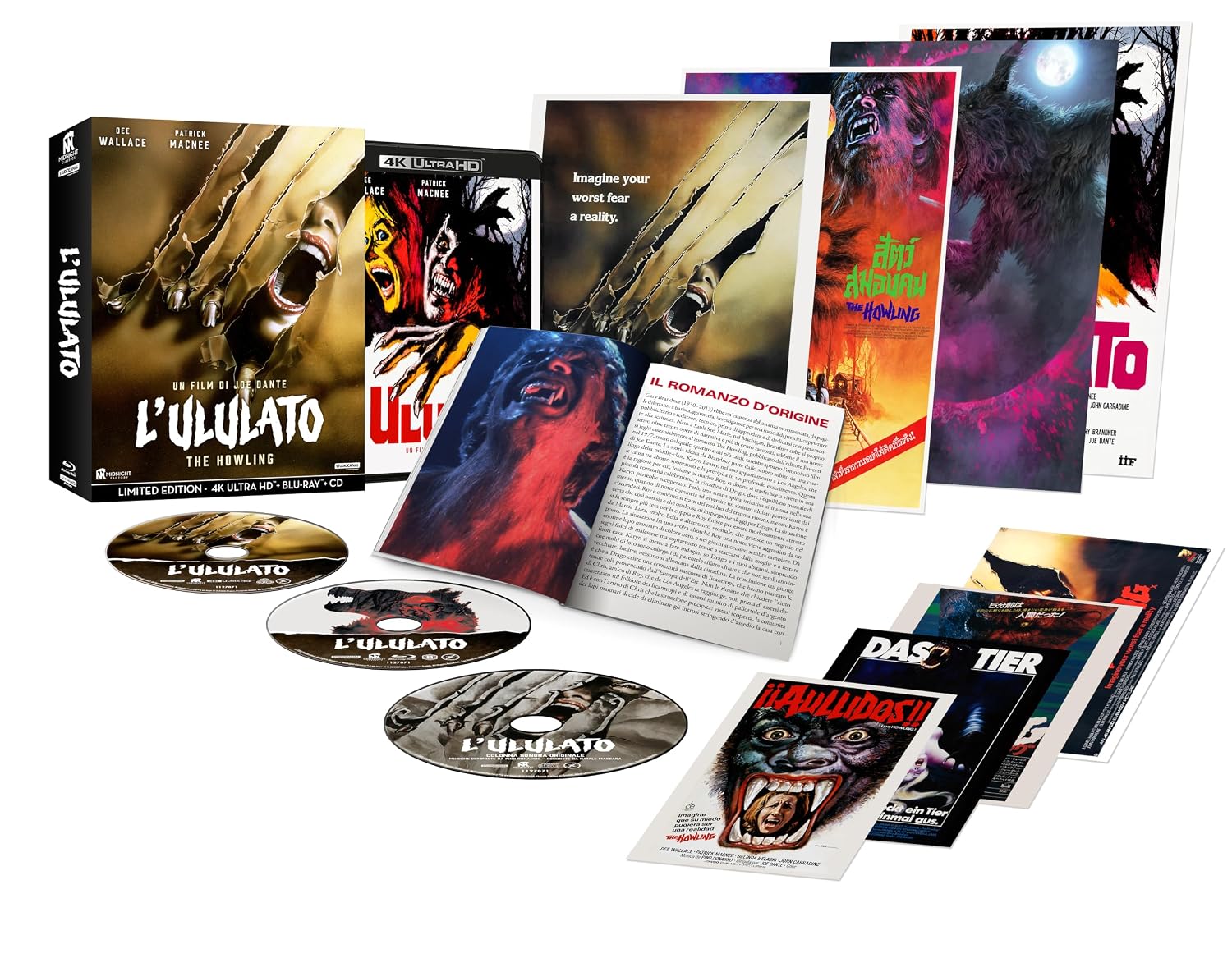 L'ululato - Limited Edition (4K Ultra HD + Blu-Ray Disc + CD + Booklet + Card)
