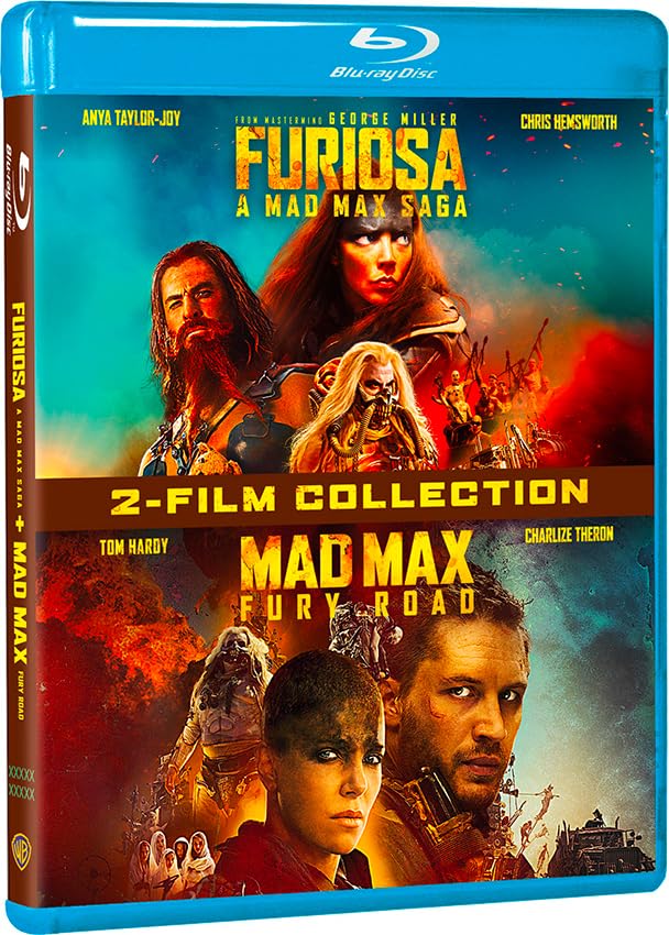 Furiosa A Mad Max Saga + Mad Max Fury Road - 2 Film Collection (2 Blu-Ray Disc)