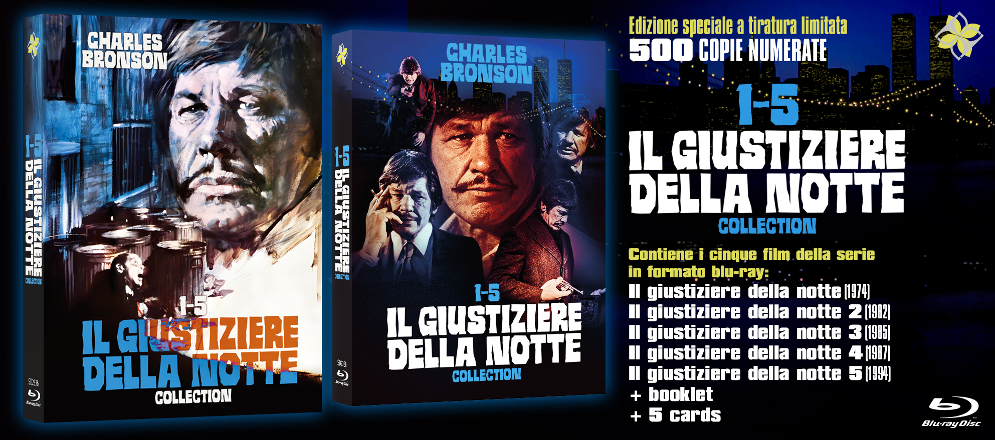 Il giustiziere della notte 1-5 - Collection Limited 500 copie (5 Blu